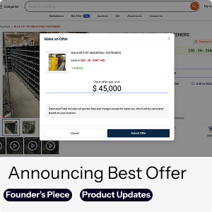 announcing best offer